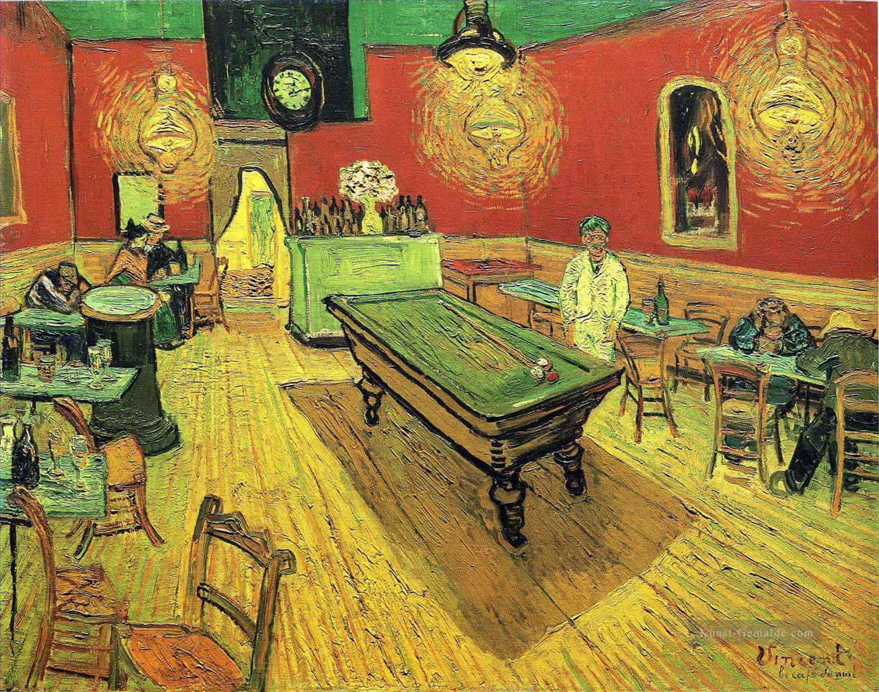 Nachtcafé Vincent van Gogh Ölgemälde